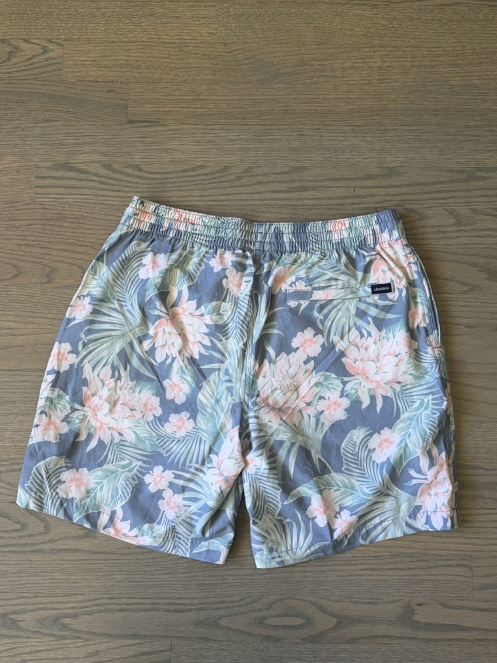 NWT CHUBBIES Tropical Floral Print Swim Trunks Shorts MEN’S MEDIUM M 7” INSEAM - Picture 4 of 8